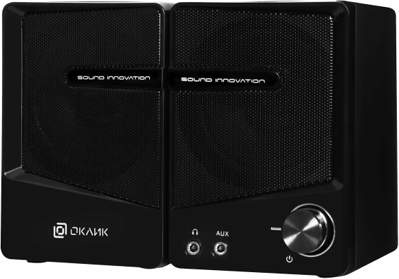 Колонки Оклик OK-126 2.0 черный 6Вт Колонки Оклик OK-126 2.0 черный 6Вт