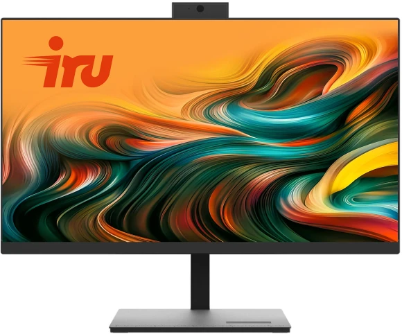 Моноблок IRU Office 23IH6L 23.8" Full HD i5 12400 (2.5) 16Gb SSD512Gb UHDG 730 CR FreeDOS GbitEth WiFi BT 120W Cam черный 1920x1080 (RUS)