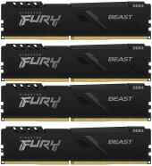 Память DDR4 4x8GB 3200MHz Kingston KF432C16BBK4/32 Fury Beast Black RTL Gaming PC4-25600 CL16 DIMM 288-pin 1.35В kit dual rank с радиатором Ret Память DDR4 4x8GB 3200MHz Kingston KF432C16BBK4/32 Fury Beast Black RTL Gaming PC4-25600 CL16 DIMM 288-pin 1.35В kit dual rank с радиатором Ret