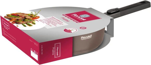 Сотейник Rondell Praline RDA-1568 4.0л. d=28см (с крышкой) коричневый