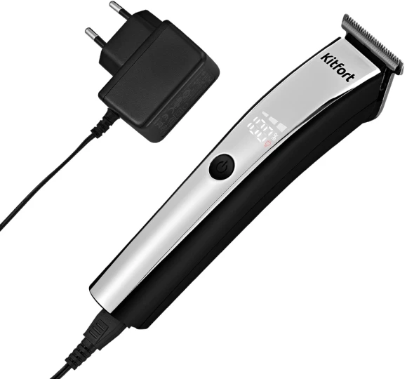Триммер Kitfort КТ-3131 серебристый/черный 5Вт (насадок в компл:4шт)