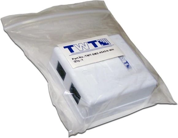 Розетка Lanmaster TWT-SM2-4545/6-WH настен.RJ45 2 кат.6 UTP бел. Розетка Lanmaster TWT-SM2-4545/6-WH настен.RJ45 2 кат.6 UTP бел.