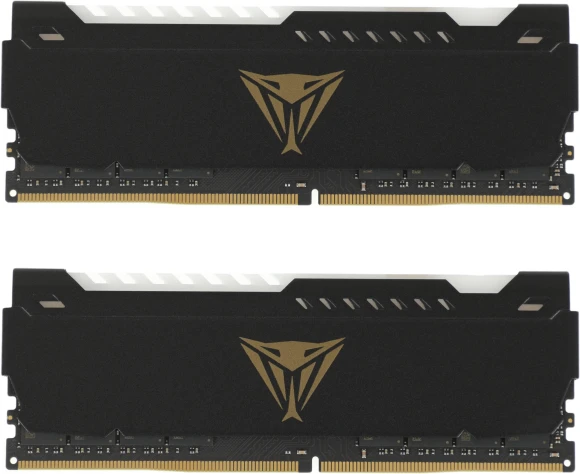 Память DDR4 2x16GB 3600MHz Patriot PVSR432G360C0K Viper Steel RGB RTL Gaming PC4-28800 CL20 DIMM 288-pin 1.35В dual rank с радиатором Ret Память DDR4 2x16GB 3600MHz Patriot PVSR432G360C0K Viper Steel RGB RTL Gaming PC4-28800 CL20 DIMM 288-pin 1.35В dual rank с радиатором Ret