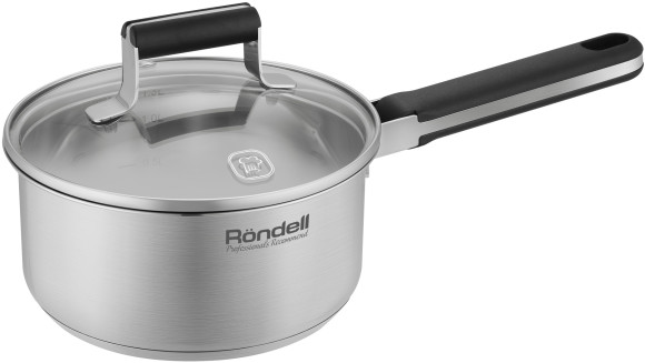 Ковш Rondell Bayoneta RDS-1806 1.3л. d=16см (с крышкой) стальной Ковш Rondell Bayoneta RDS-1806 1.3л. d=16см (с крышкой) стальной