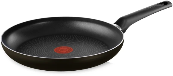 Сковорода Tefal Easy Plus 04237128 круглая 28см покрытие: Titanium ручка несъемная (без крышки) черный (9100054097)
