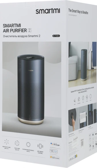 Воздухоочиститель Smartmi Air Purifier 2 40Вт синий (KQJHQ02ZM) Воздухоочиститель Smartmi Air Purifier 2 40Вт синий (KQJHQ02ZM)