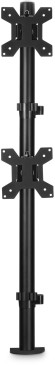 Кронштейн для мониторов ЖК Buro M063 черный 17"-27" макс.8кг крепление к столешнице поворот и наклон Кронштейн для мониторов ЖК Buro M063 черный 17"-27" макс.8кг крепление к столешнице поворот и наклон