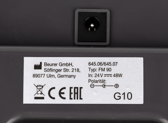 Массажер для ног Beurer FM90 48Вт черный (645.06) Массажер для ног Beurer FM90 48Вт черный (645.06)