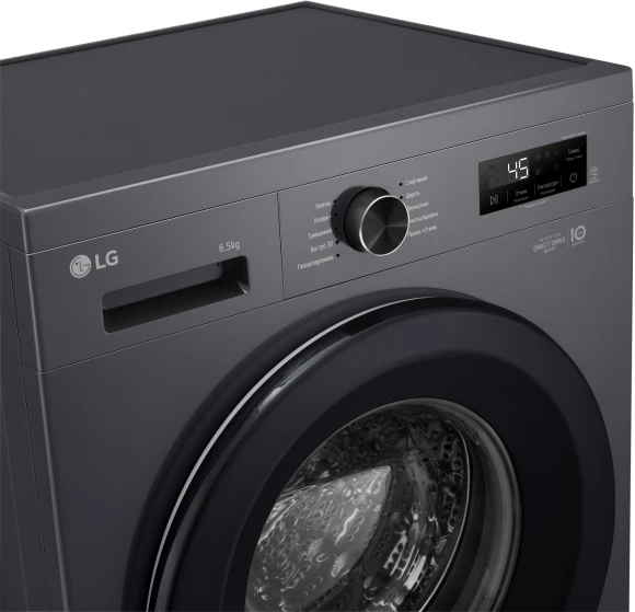 Стиральная машина LG F2Y1WS6J класс: A загр.фронтальная макс.:6.5кг темно-серый инвертор Стиральная машина LG F2Y1WS6J класс: A загр.фронтальная макс.:6.5кг темно-серый инвертор