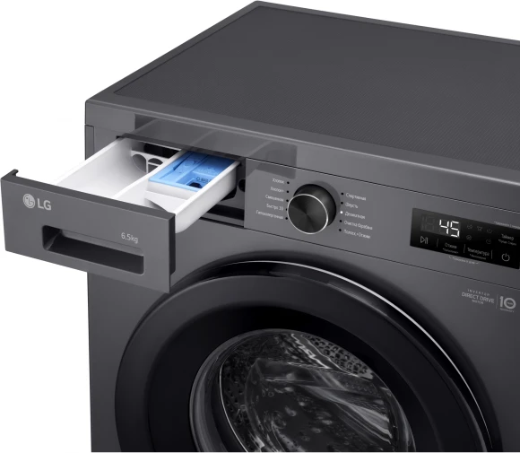 Стиральная машина LG F2Y1WS6J класс: A загр.фронтальная макс.:6.5кг темно-серый инвертор Стиральная машина LG F2Y1WS6J класс: A загр.фронтальная макс.:6.5кг темно-серый инвертор