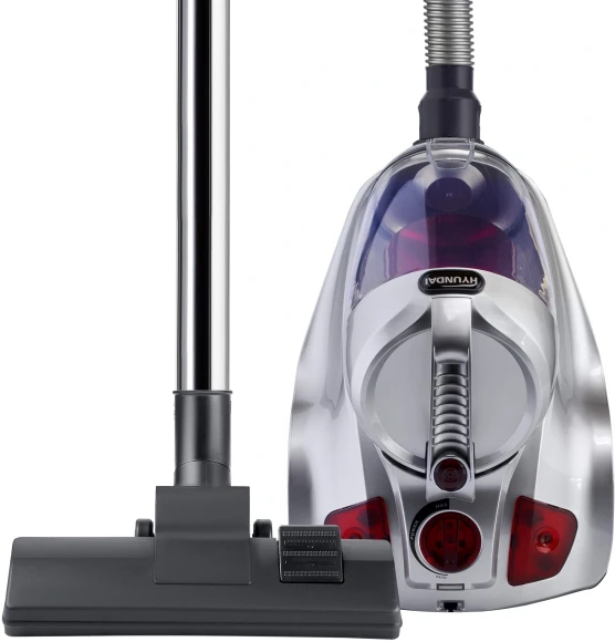 Пылесос Hyundai HYV-C4570 2400Вт серебристый/красный Пылесос Hyundai HYV-C4570 2400Вт серебристый/красный