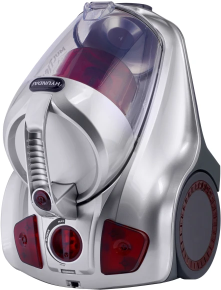 Пылесос Hyundai HYV-C4570 2400Вт серебристый/красный Пылесос Hyundai HYV-C4570 2400Вт серебристый/красный