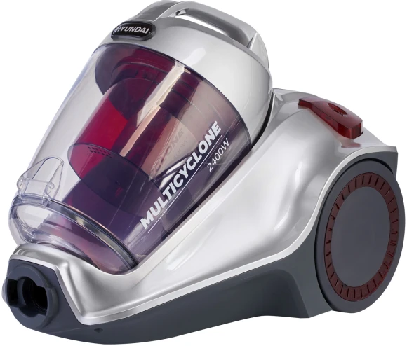 Пылесос Hyundai HYV-C4570 2400Вт серебристый/красный Пылесос Hyundai HYV-C4570 2400Вт серебристый/красный