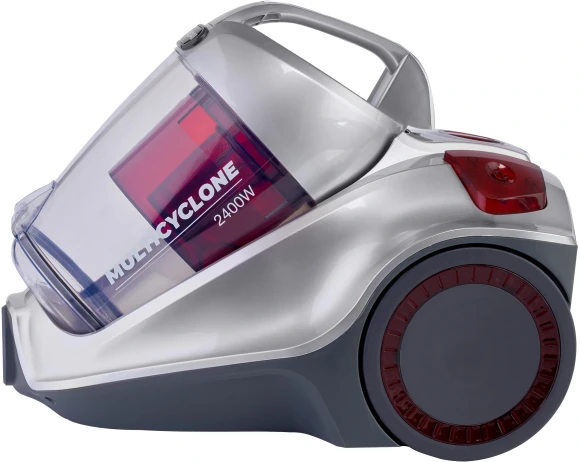 Пылесос Hyundai HYV-C4570 2400Вт серебристый/красный Пылесос Hyundai HYV-C4570 2400Вт серебристый/красный