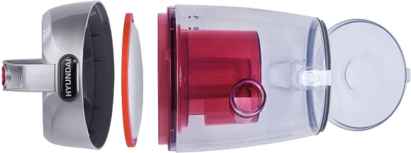 Пылесос Hyundai HYV-C4570 2400Вт серебристый/красный Пылесос Hyundai HYV-C4570 2400Вт серебристый/красный