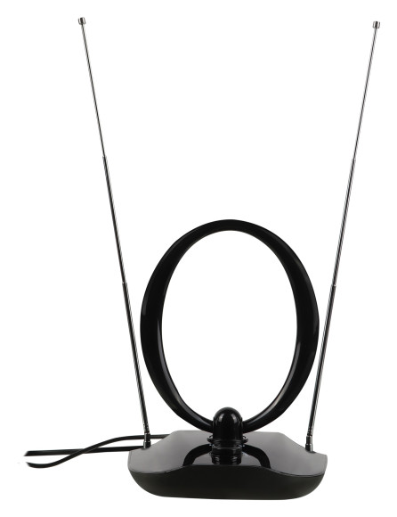 Антенна телевизионная Hyundai H-TAI400 15дБ активная черный каб.:1.85м