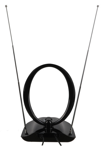 Антенна телевизионная Hyundai H-TAI400 15дБ активная черный каб.:1.85м