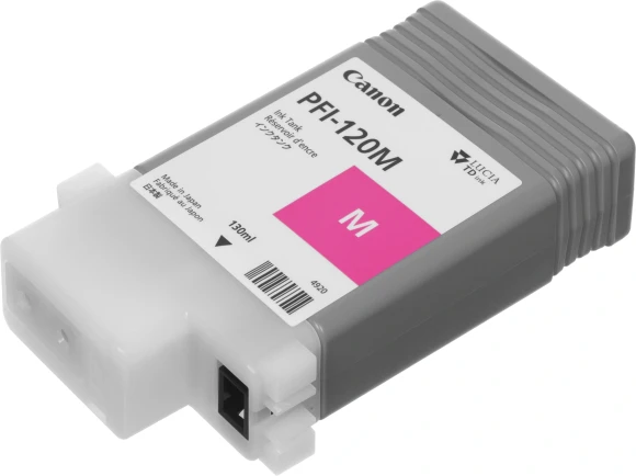 Картридж струйный Canon PFI-120M 2887C001 пурпурный (130мл) для Canon imagePROGRAF TM-200/205