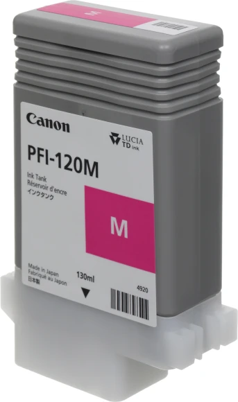 Картридж струйный Canon PFI-120M 2887C001 пурпурный (130мл) для Canon imagePROGRAF TM-200/205