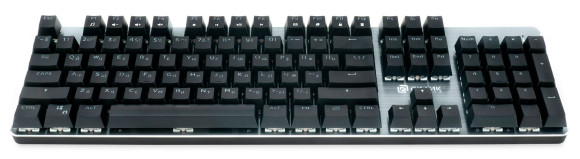Клавиатура Оклик 970G Dark Knight механическая черный/серебристый USB for gamer LED Клавиатура Оклик 970G Dark Knight механическая черный/серебристый USB for gamer LED