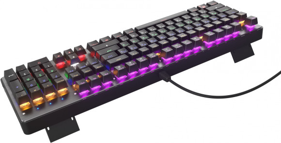 Клавиатура Оклик 970G Dark Knight механическая черный/серебристый USB for gamer LED Клавиатура Оклик 970G Dark Knight механическая черный/серебристый USB for gamer LED