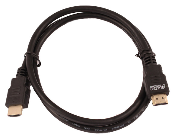 Кабель аудио-видео LAZSO WH-111 HDMI (m)/HDMI (m) 3м. позолоч.конт. черный (WH-111(3M))