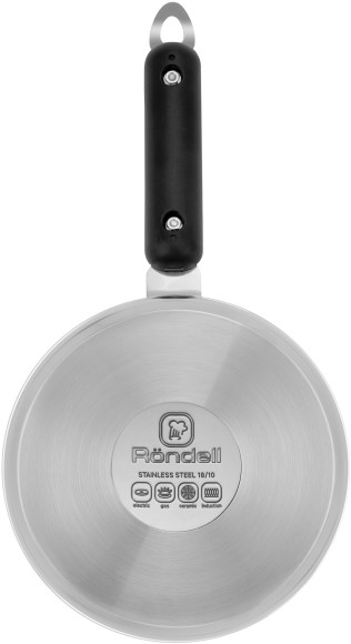 Ковш Rondell Brando RDS-1803 1.3л. d=16см (с крышкой) стальной Ковш Rondell Brando RDS-1803 1.3л. d=16см (с крышкой) стальной