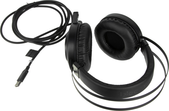 Наушники с микрофоном A4Tech Bloody G521 черный 2.3м мониторные USB оголовье (G521 (BLACK)) Наушники с микрофоном A4Tech Bloody G521 черный 2.3м мониторные USB оголовье (G521 (BLACK))