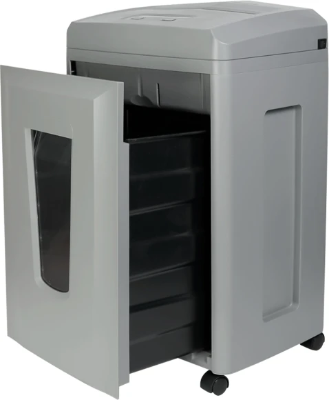 Шредер Heleos УП26-7 серый (секр.P-7) фрагменты 5лист. 26лтр. пл.карты CD Шредер Heleos УП26-7 серый (секр.P-7) фрагменты 5лист. 26лтр. пл.карты CD