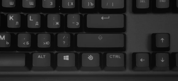 Клавиатура Steelseries Apex Pro механическая черный USB for gamer LED (подставка для запястий) (64626)