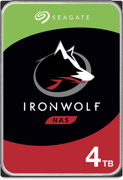 Жесткий диск Seagate SATA-III 4Tb ST4000VN006 NAS Ironwolf (5400rpm) 256Mb 3.5"