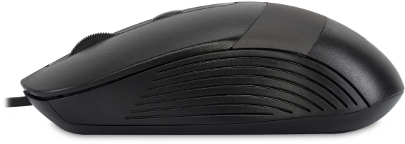 Мышь Оклик 310M черный/серый оптическая 2400dpi USB для ноутбука 4but (1869096)