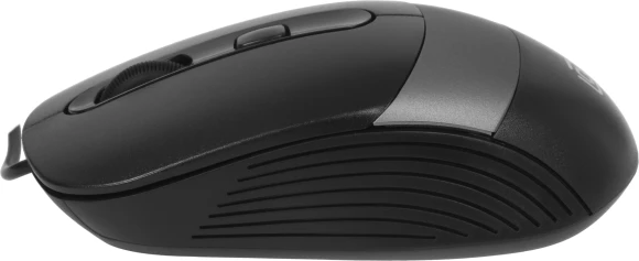 Мышь Оклик 310M черный/серый оптическая 2400dpi USB для ноутбука 4but (1869096)