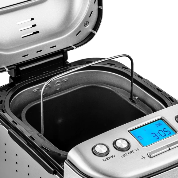 Хлебопечь Kitfort КТ-306 450Вт серебристый Хлебопечь Kitfort КТ-306 450Вт серебристый