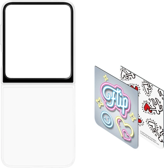 Чехол (клип-кейс) Samsung для Samsung Galaxy Z Flip6 Flipsuit Case Flip 6 (F741) прозрачный/прозрачный (EF-ZF741CTEGRU) Чехол (клип-кейс) Samsung для Samsung Galaxy Z Flip6 Flipsuit Case Flip 6 (F741) прозрачный/прозрачный (EF-ZF741CTEGRU)