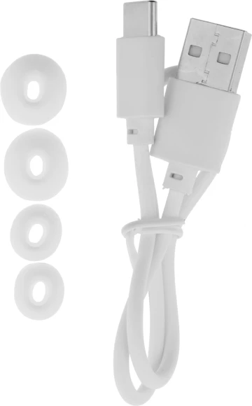 Гарнитура вкладыши Deppa Air Joy белый беспроводные bluetooth в ушной раковине (44310)
