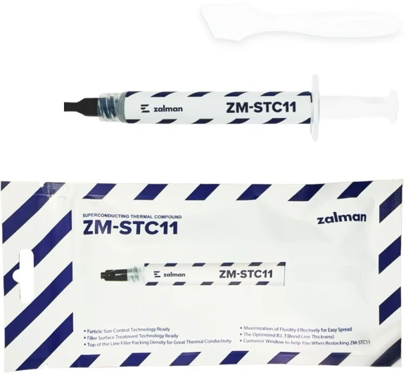 Термопаста Zalman ZM-STC11 18.5Вт/(мК) шприц 2гр.