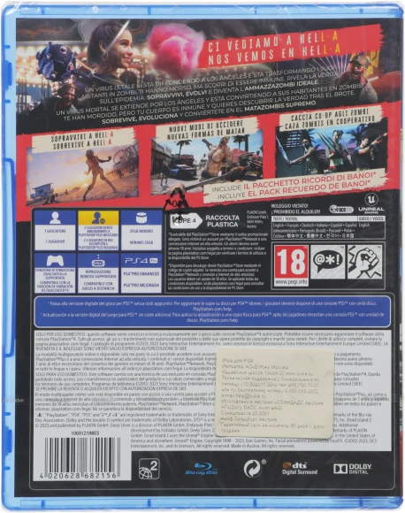 Игра для PS4 PlayStation Dead Island 2. Day One Edition (18+)