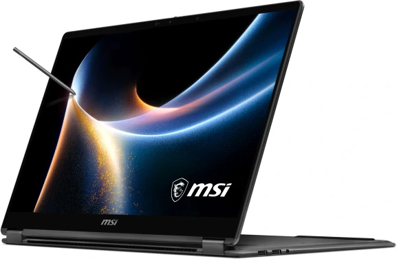 Ноутбук MSI Prestige 16 Flip AI+ C3MTG-028RU Core Ultra 9 386H 32Gb SSD2Tb Intel Arc 16" OLED Touch 2.8K (2880x1800) Windows 11 Pro grey WiFi BT Cam (9S7-262233-028)