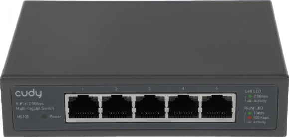 Коммутатор Cudy HS105 (L2) 5x2.5Гбит/с неуправляемый