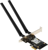Сетевой адаптер Wi-Fi + Bluetooth Asus PCE-AXE5400 AXE5400 PCI Express x1 (ант.внеш.съем) 2ант.