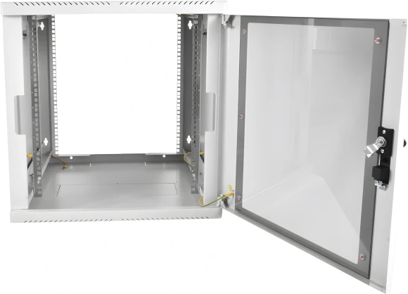 Шкаф коммутационный ЦМО (ШРН-М-12.500) настенный 12U 600x520мм пер.дв.стекл 130кг серый 456мм 21.6кг 180град. 610мм Шкаф коммутационный ЦМО (ШРН-М-12.500) настенный 12U 600x520мм пер.дв.стекл 130кг серый 456мм 21.6кг 180град. 610мм