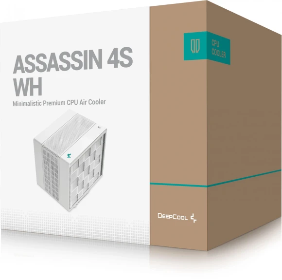 Устройство охлаждения(кулер) Deepcool Assassin 4S Soc-AM5/AM4/1151/1200/2066/1700 белый 4-pin 22.6-29.3dB Al+Cu 250W 1380gr Ret (R-ASN4S-WHGPMN-G)