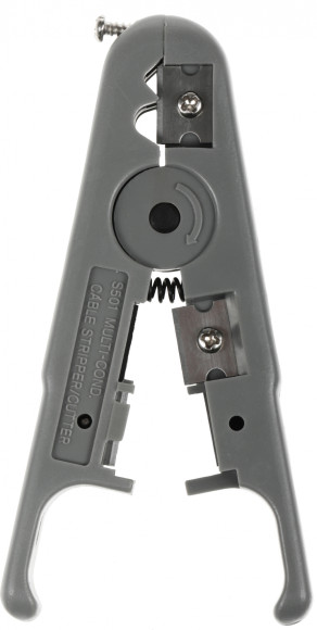 Инструмент Lanmaster TWT-STR-UTP для зачистки кабеля UTP (упак:1шт) серый