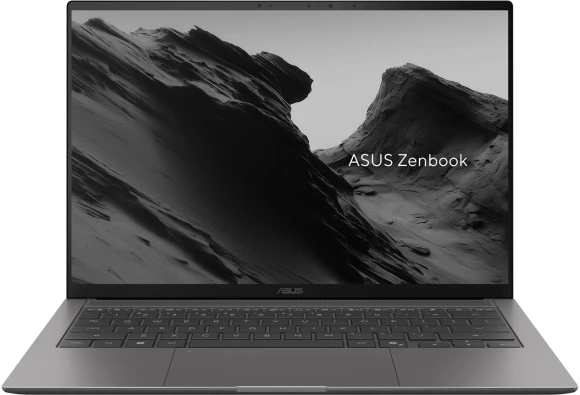 Ноутбук Asus Zenbook 14 UM3406GA-QD132 Ryzen AI 5 430 16Gb SSD512Gb AMD Radeon 840M 14" OLED WUXGA (1920x1200) без ОС black WiFi BT Cam Bag (90NB17R1-M006K0)