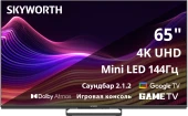 Телевизор LED Skyworth 65" 65X87G QD-Mini LED Magic Sound Game TV Frameless черный 4K Ultra HD 144Hz MEMC DVB-T DVB-T2 DVB-C DVB-S DVB-S2 USB WiFi Smart TV Телевизор LED Skyworth 65" 65X87G QD-Mini LED Magic Sound Game TV Frameless черный 4K Ultra HD 144Hz MEMC DVB-T DVB-T2 DVB-C DVB-S DVB-S2 USB WiFi Smart TV