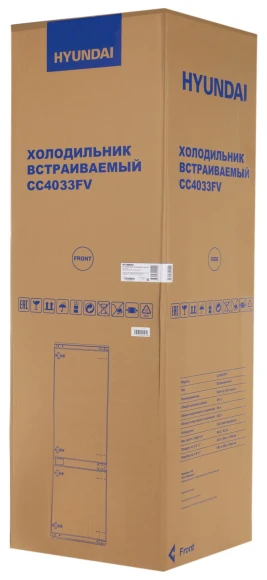 Холодильник Hyundai CC4033FV 2-хкамерн. белый Холодильник Hyundai CC4033FV 2-хкамерн. белый