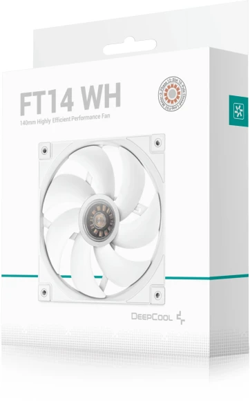 Вентилятор для корпуса Deepcool FT14 140х140x25 белый 4-pin 25.1дБ (R-FT14-WHWPN1-G) Ret