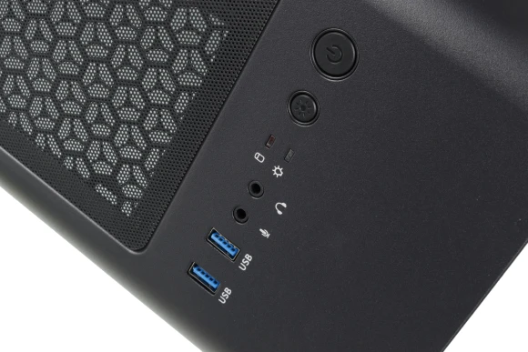 Корпус Aerocool Aero One Frost-G-BK-v1 черный без БП ATX 4x120mm 2x140mm 2xUSB3.0 audio bott PSU