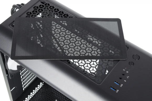 Корпус Aerocool Aero One Frost-G-BK-v1 черный без БП ATX 4x120mm 2x140mm 2xUSB3.0 audio bott PSU